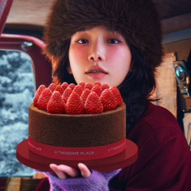 스트로베리 초콜릿 생크림 케이크