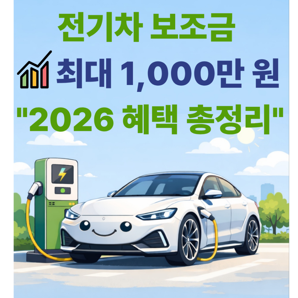 2026 전기차 보조금 혜택 총정리